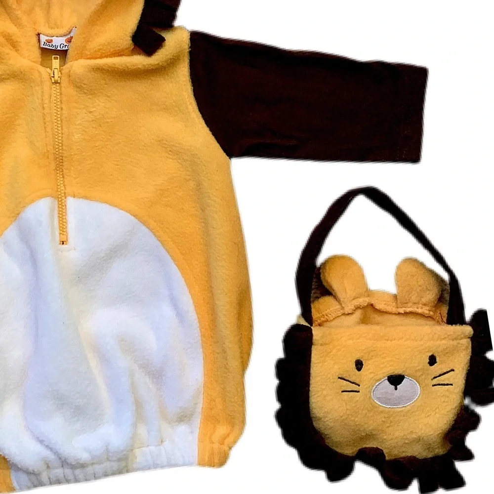 LION COSTUME W/ MATCHING BAG